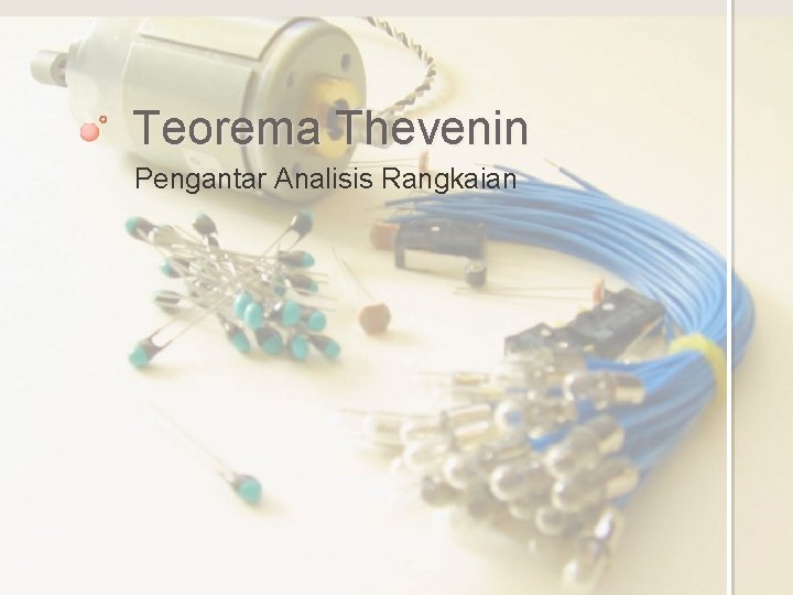 Teorema Thevenin Pengantar Analisis Rangkaian 