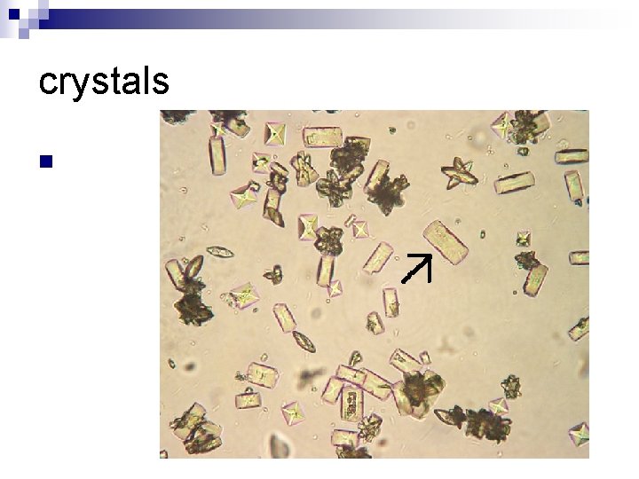 crystals n 