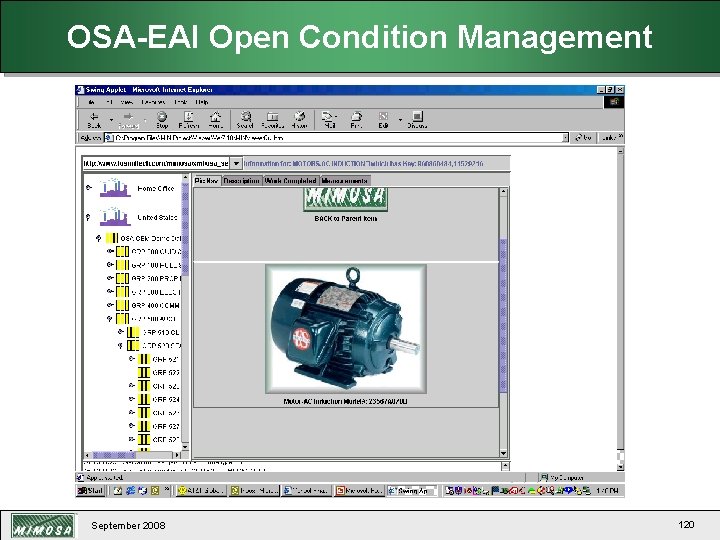 OSA-EAI Open Condition Management September 2008 120 