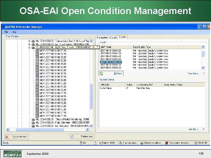 OSA-EAI Open Condition Management September 2008 130 