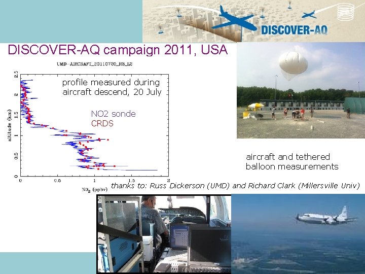 DISCOVER-AQ campaign 2011, USA profile measured during aircraft descend, 20 July NO 2 sonde