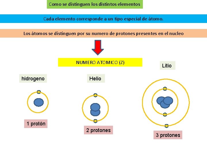 Como se distinguen los distintos elementos Cada elemento corresponde a un tipo especial de Como se distinguen los distintos elementos Cada elemento corresponde a un tipo especial de