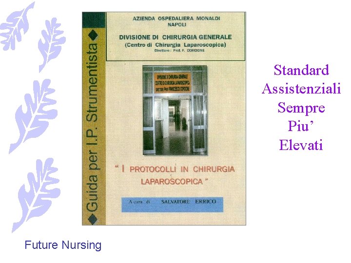  Sempre Standard piu’ Assistenziali Sempre elevati Piu’ Elevati Future Nursing 