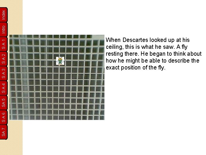 Index Intro SA 1 SA 2 SA 3 SA 4 SA 5 SA 6