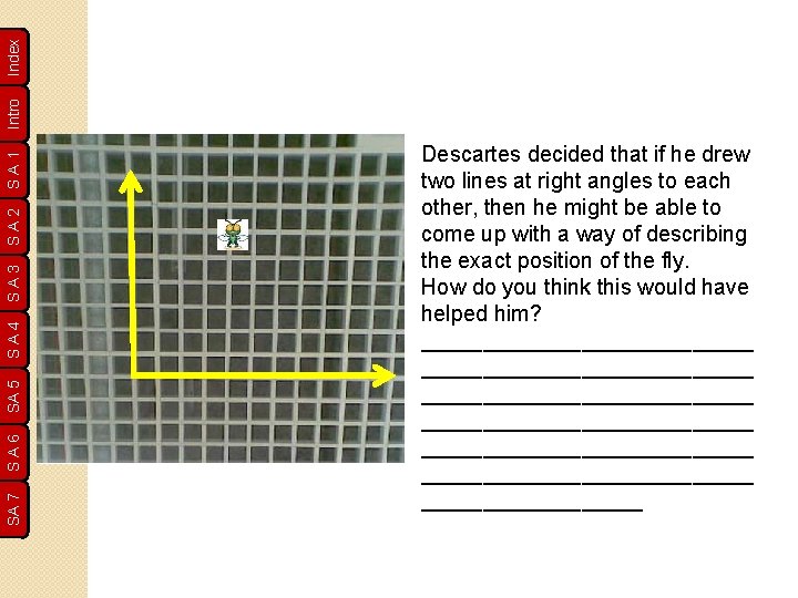 Index Intro SA 1 SA 2 SA 3 SA 4 SA 5 SA 6