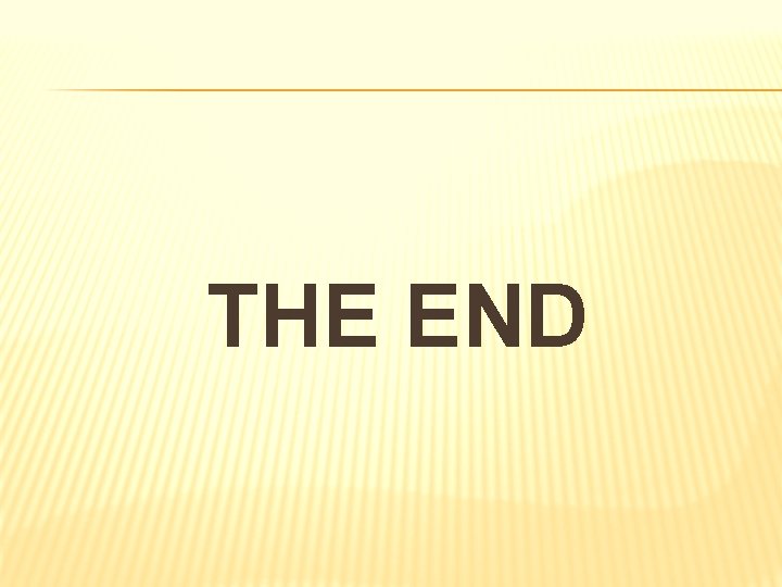 THE END 