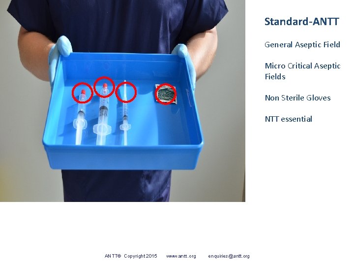 Standard-ANTT General Aseptic Field Micro Critical Aseptic Fields Non Sterile Gloves NTT essential ANTT®