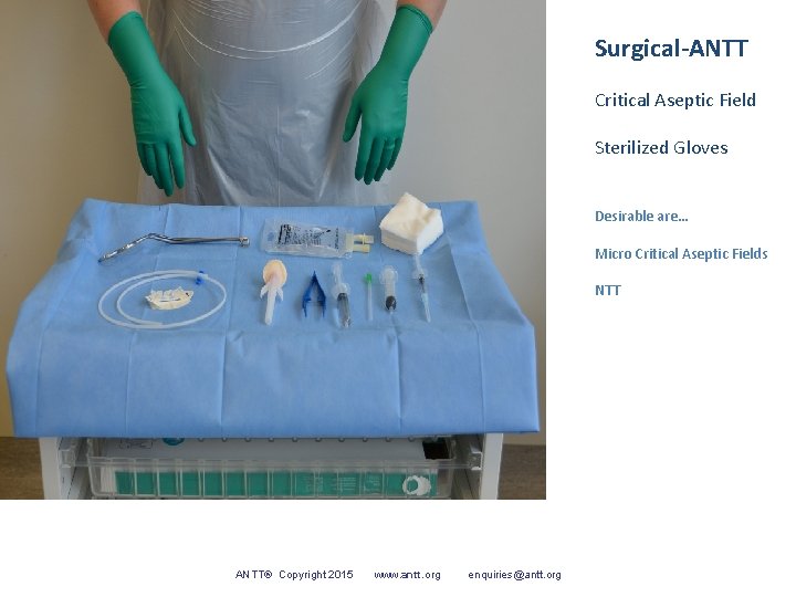 Surgical-ANTT Critical Aseptic Field Sterilized Gloves Desirable are… Micro Critical Aseptic Fields NTT ANTT®