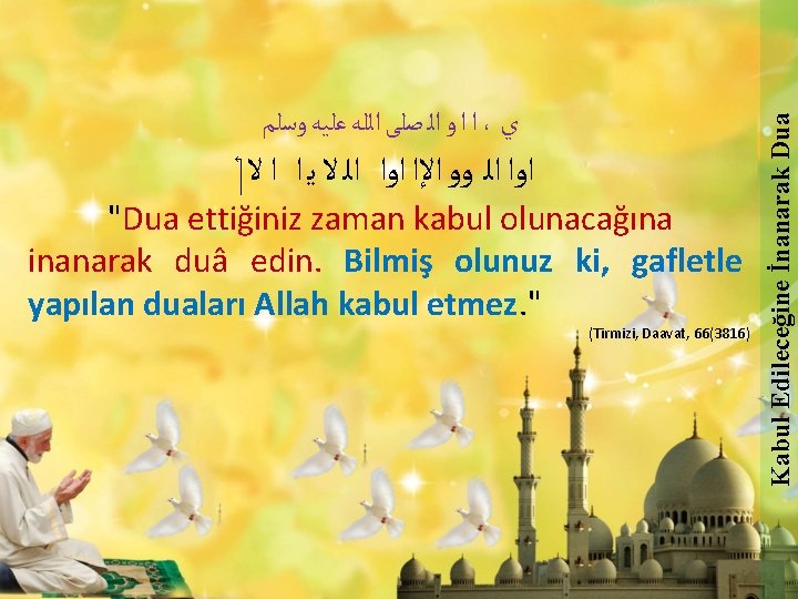  ﺍﻭﺍ ﺍﻟ ﻭﻭ ﺍﻹﺍ ﺍﻭﺍ ﺍﻟ ﻻ ﻳ ﺍ ﺍ ﻻ "Dua ettiğiniz