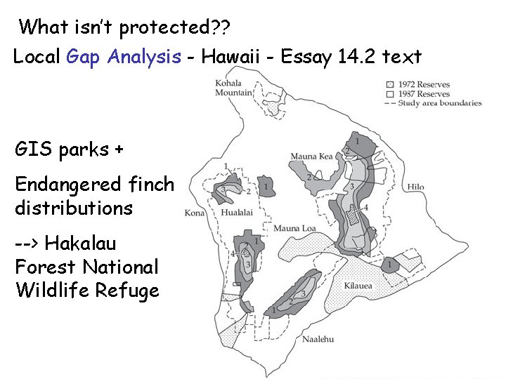 What isn’t protected? ? Local Gap Analysis - Hawaii - Essay 14. 2 text