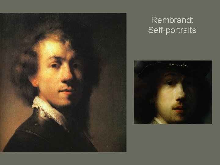 Rembrandt Self-portraits 