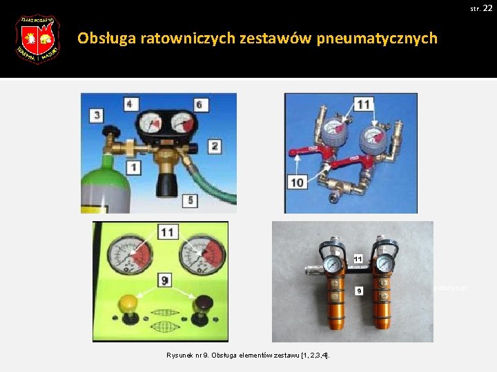 str. 22 Obsługa ratowniczych zestawów pneumatycznych Pobrano 18. 02. 20016 z www. os-psp. olsztyn.