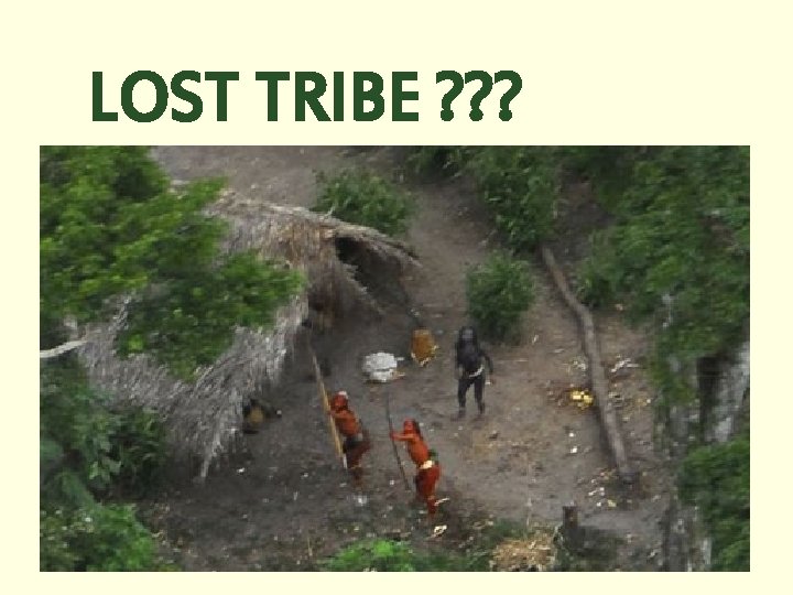 LOST TRIBE ? ? ? 