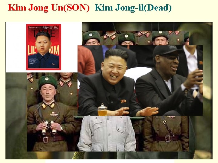 Kim Jong Un(SON) Kim Jong-il(Dead) 