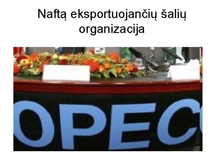 Naftą eksportuojančių šalių organizacija 