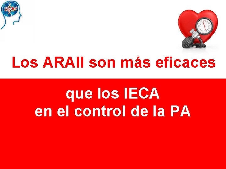 Los ARAII son más eficaces que los IECA en el control de la PA