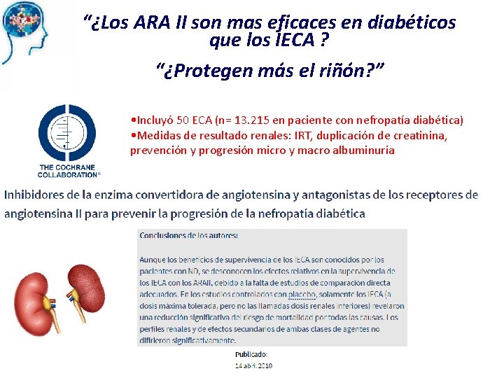 “¿Los ARA II son mas eficaces en diabéticos que los IECA ? “¿Protegen más