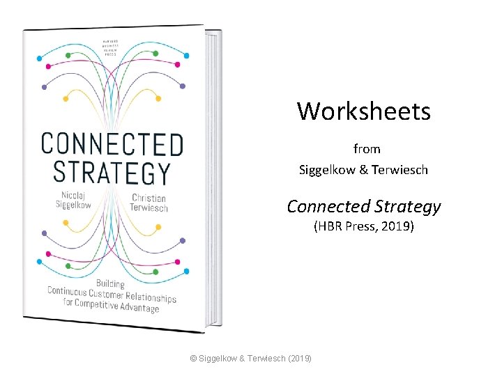 Worksheets from Siggelkow & Terwiesch Connected Strategy (HBR Press, 2019) © Siggelkow & Terwiesch