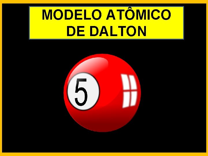 MODELO ATÔMICO DE DALTON 