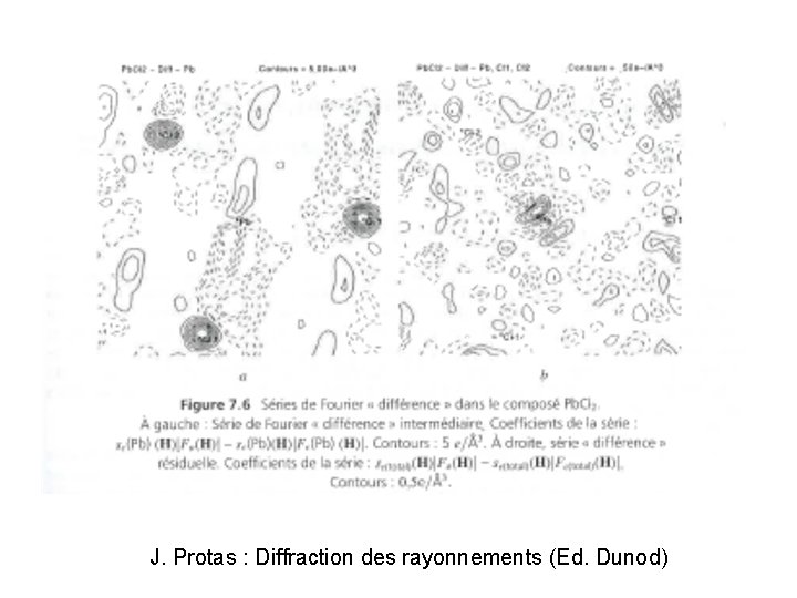 J. Protas : Diffraction des rayonnements (Ed. Dunod) 