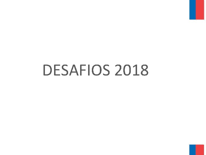 DESAFIOS 2018 