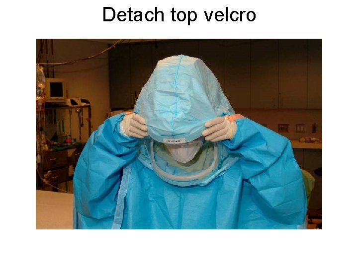 Detach top velcro 