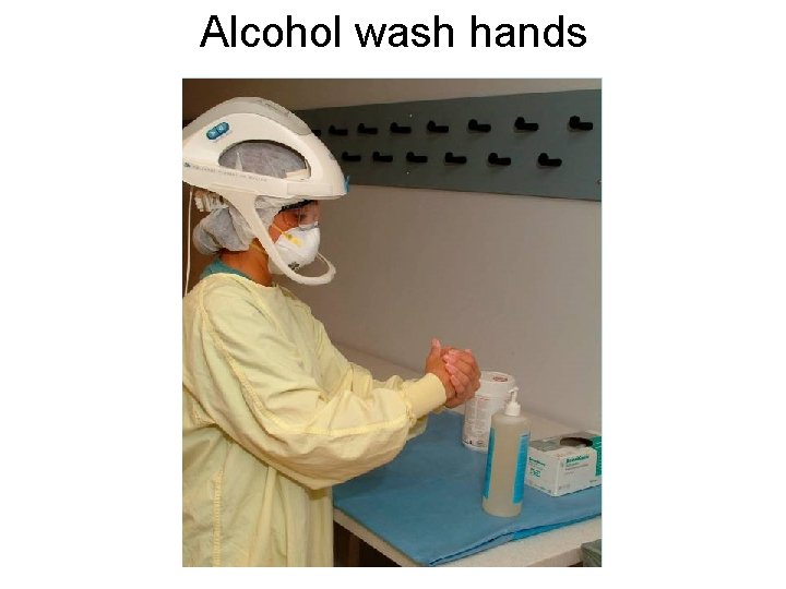 Alcohol wash hands 