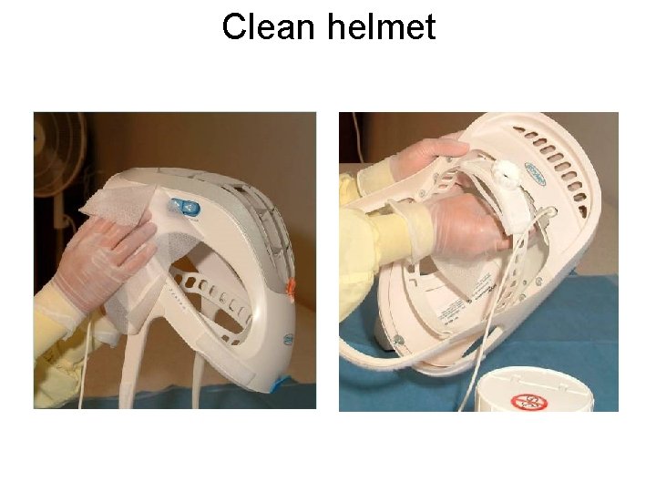 Clean helmet 