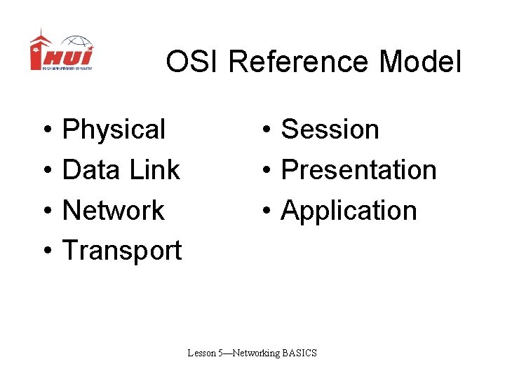 Networking BASICS Protocols and Network Software Unit 2