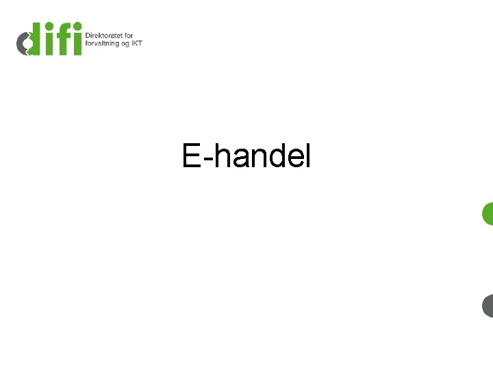 E-handel 