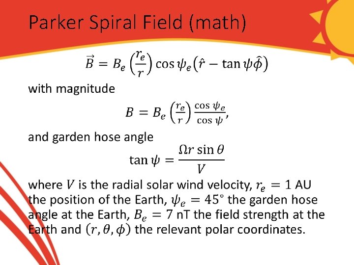 Parker Spiral Field (math) • 