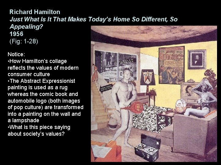 Richard Hamilton Just What Is It That Makes Today’s Home So Different, So Appealing?