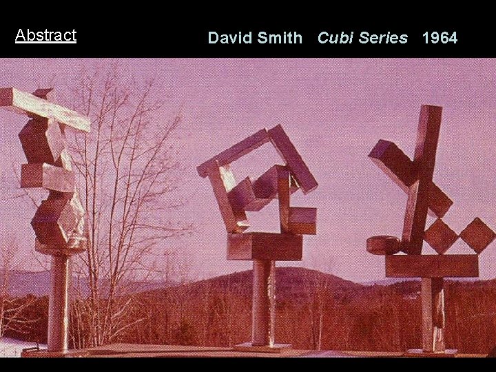 Abstract David Smith Cubi Series 1964 