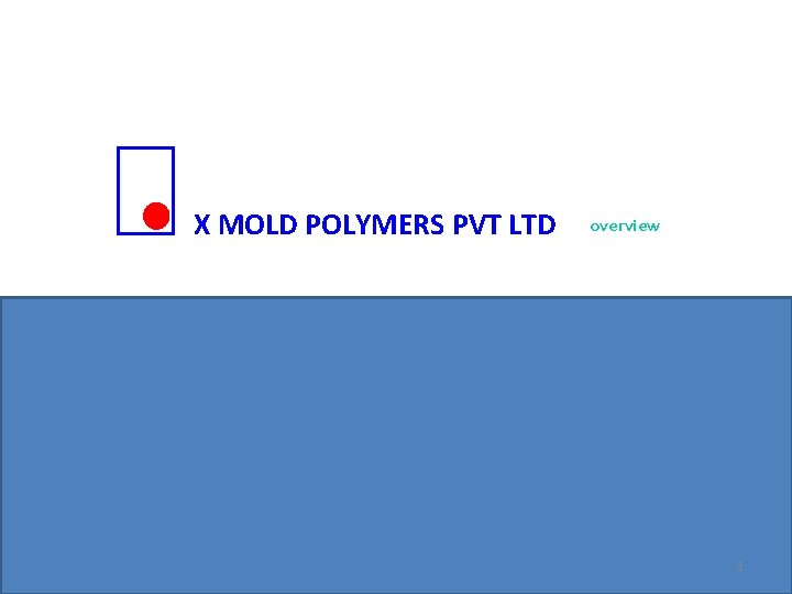 X MOLD POLYMERS PVT LTD overview 1 
