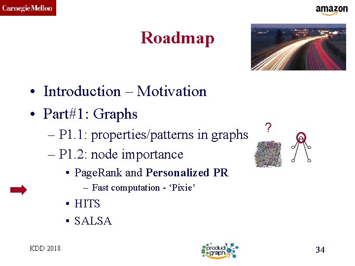 CMU SCS Roadmap • Introduction – Motivation • Part#1: Graphs – P 1. 1: