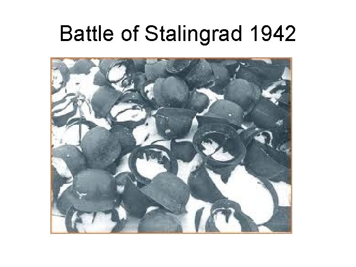 Battle of Stalingrad 1942 