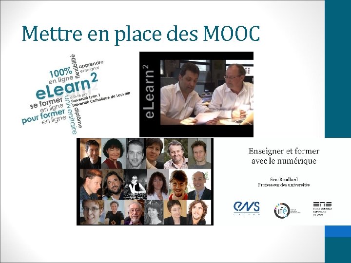 Mettre en place des MOOC 