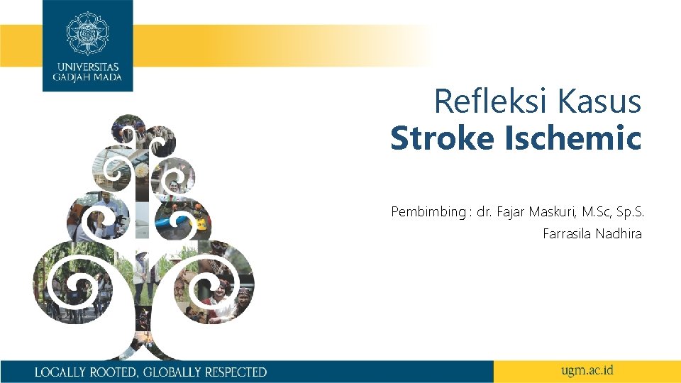 Refleksi Kasus Stroke Ischemic Pembimbing : dr. Fajar Maskuri, M. Sc, Sp. S. Farrasila