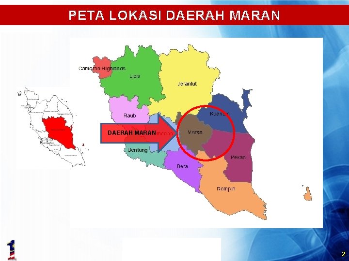 PETA LOKASI DAERAH MARAN 2 