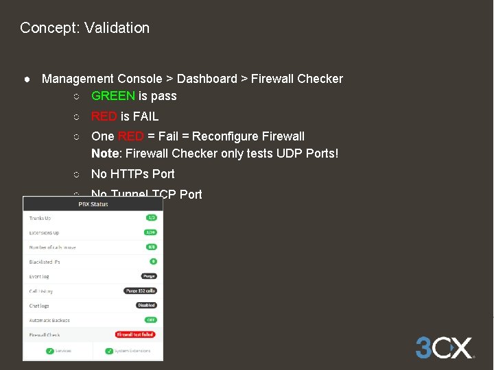 Version 20160226 Configure the Firewall Goal of this