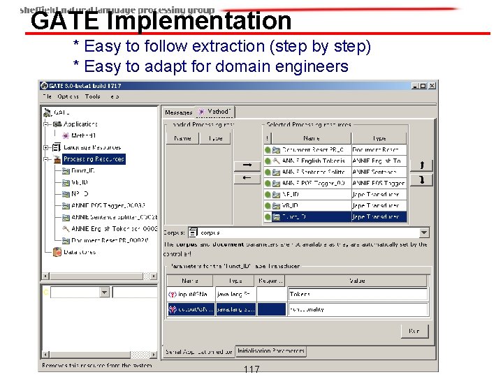GATE Implementation * Easy to follow extraction (step by step) * Easy to adapt GATE Implementation * Easy to follow extraction (step by step) * Easy to adapt
