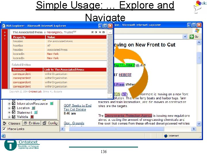Simple Usage: … Explore and Navigate 136 Simple Usage: … Explore and Navigate 136