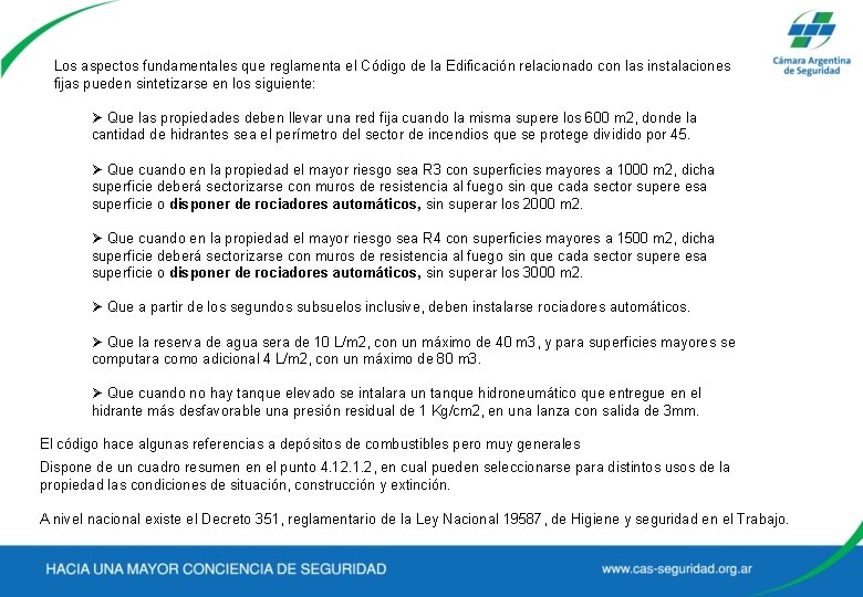 Los aspectos fundamentales que reglamenta el Código de la Edificación relacionado con las instalaciones