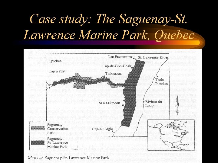 Case study: The Saguenay-St. Lawrence Marine Park, Quebec 