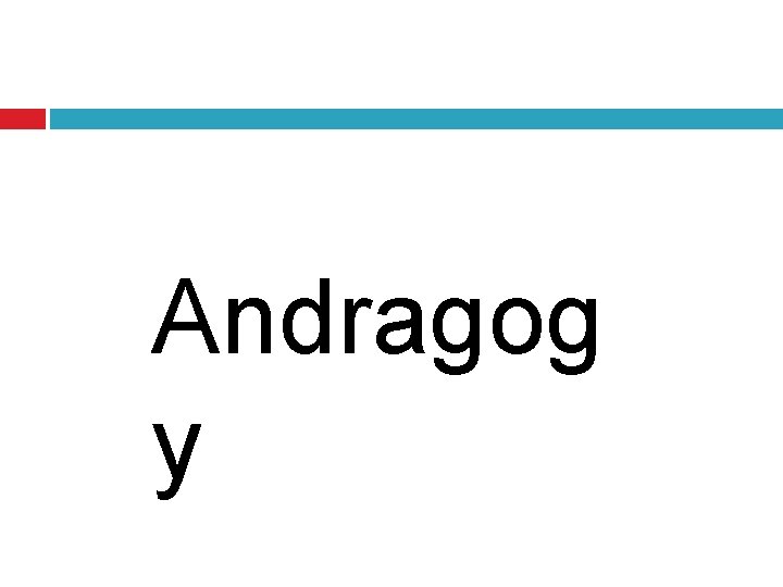 Andragog y 