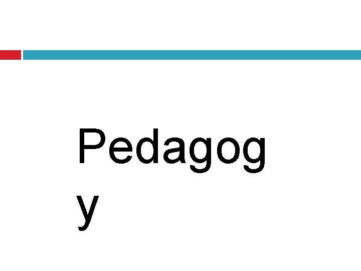 Pedagog y 