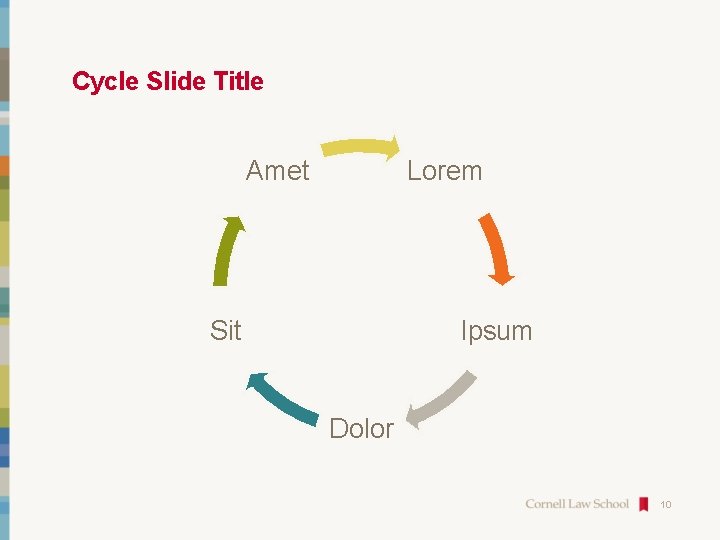 Cycle Slide Title Amet Lorem Sit Ipsum Dolor 10 