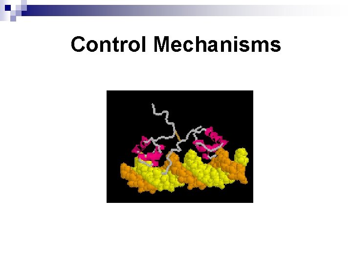 Control Mechanisms 