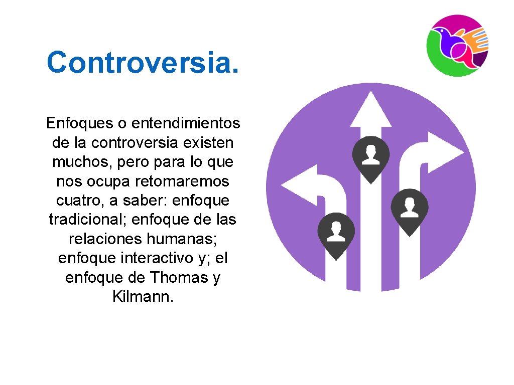 Controversia. Enfoques o entendimientos de la controversia existen muchos, pero para lo que nos