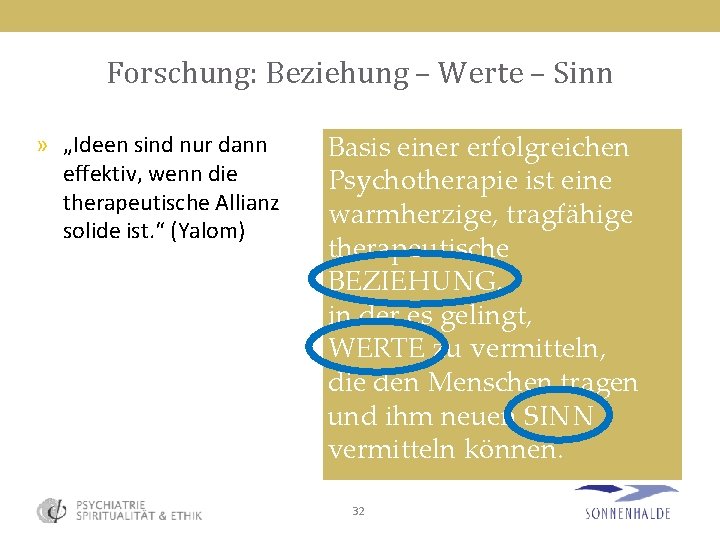 Forschung: Beziehung – Werte – Sinn » „Ideen sind nur dann effektiv, wenn die